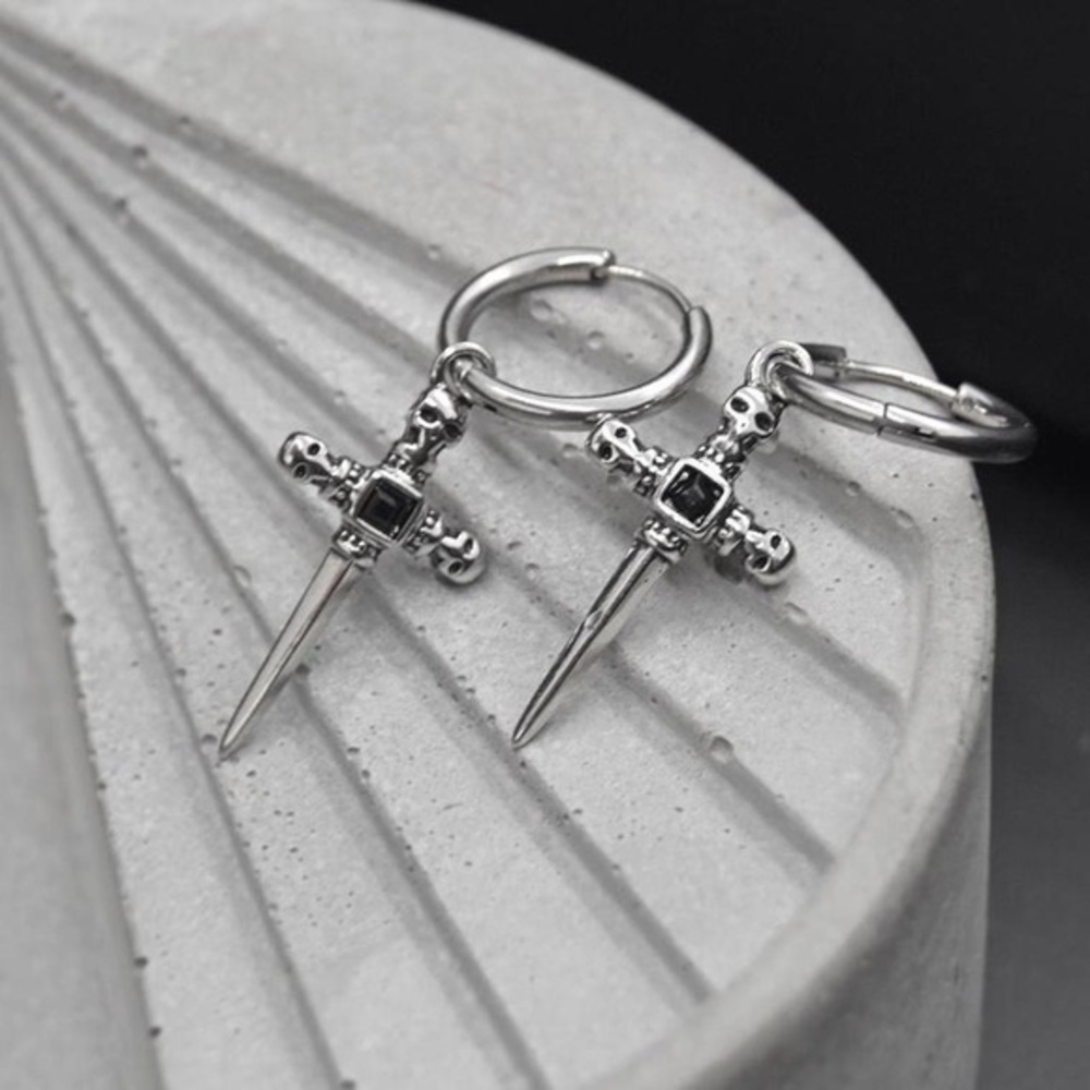 Skull Cross Earrings